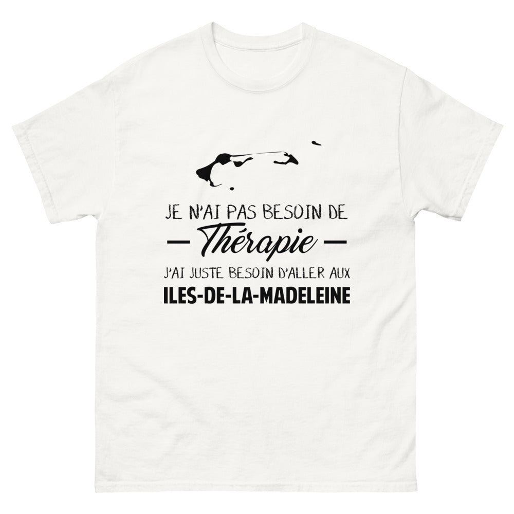 T-shirt blanc aux Iles de la Madeleine - Thérapie