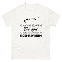 Thumbnail for T-shirt blanc aux Iles de la Madeleine - Thérapie