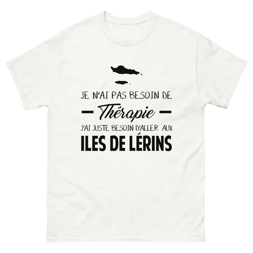 T-shirt blanc aux Iles de Lerins - Thérapie