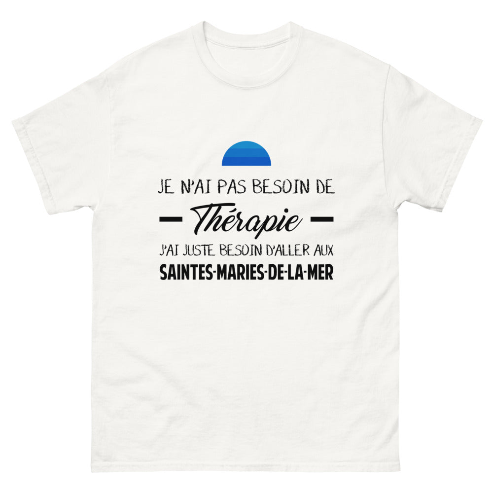 T-shirt blanc aux Saintes Maries de la Mer - Thérapie
