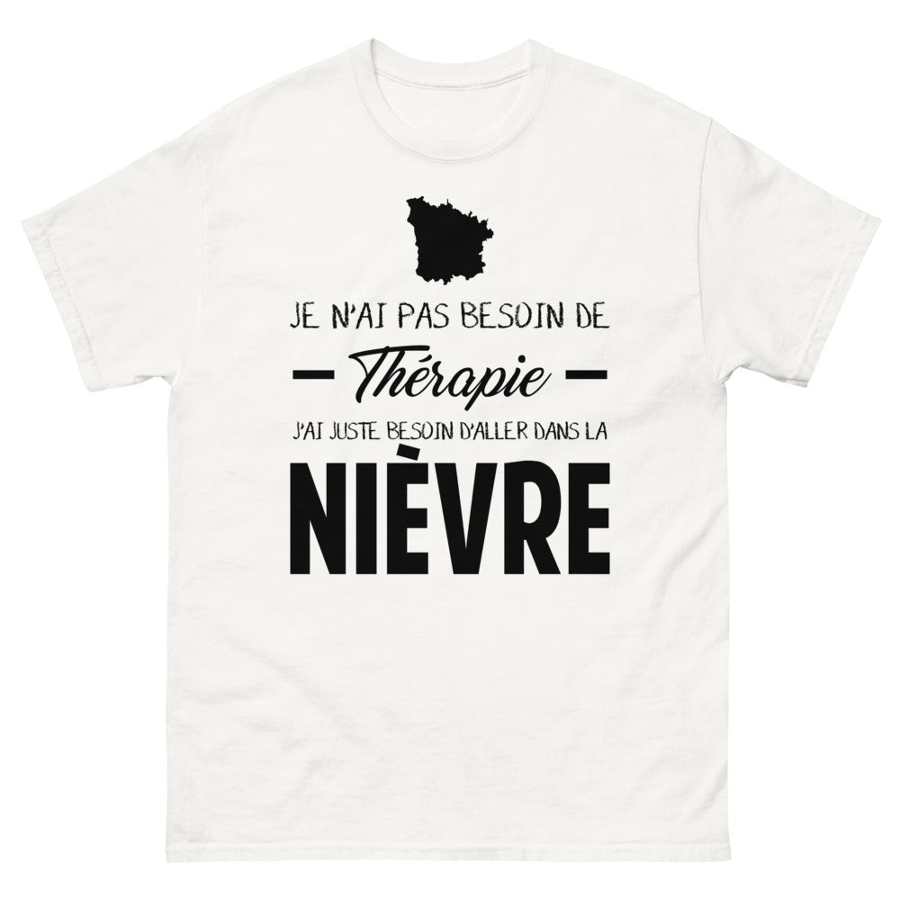 T-shirt blanc dans la Nievre - Thérapie