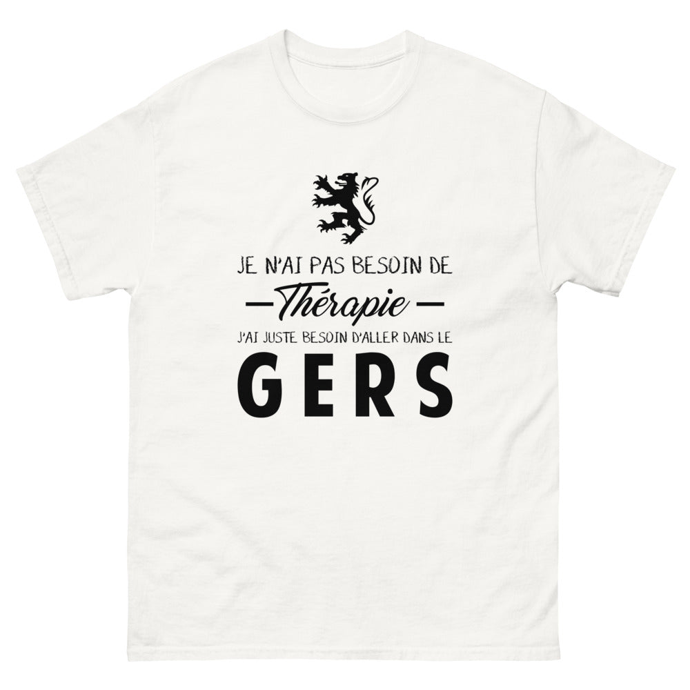 T-shirt blanc dans le Gers - Thérapie