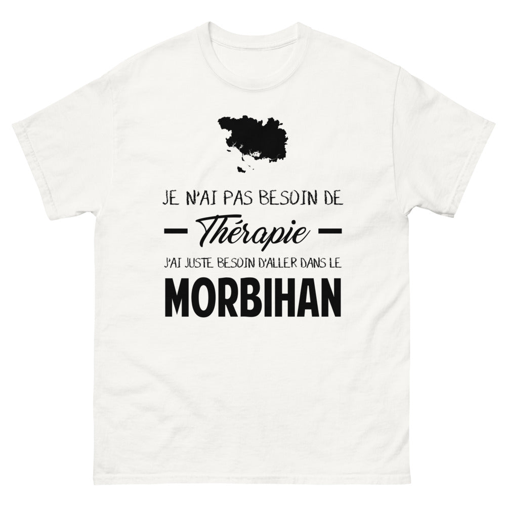 T-shirt blanc dans le Morbihan - Thérapie