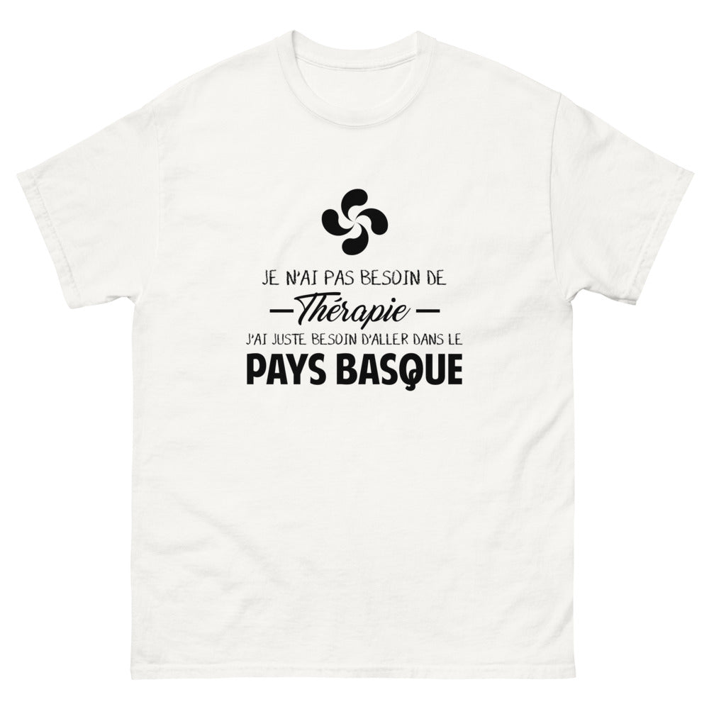 T-shirt blanc dans le Pays Basque - Thérapie