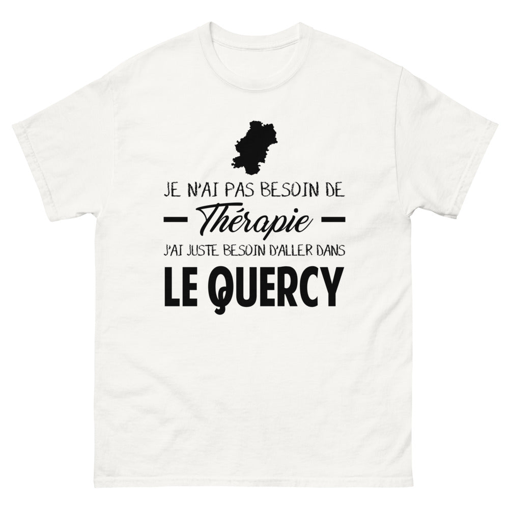 T-shirt blanc dans le Quercy - Thérapie