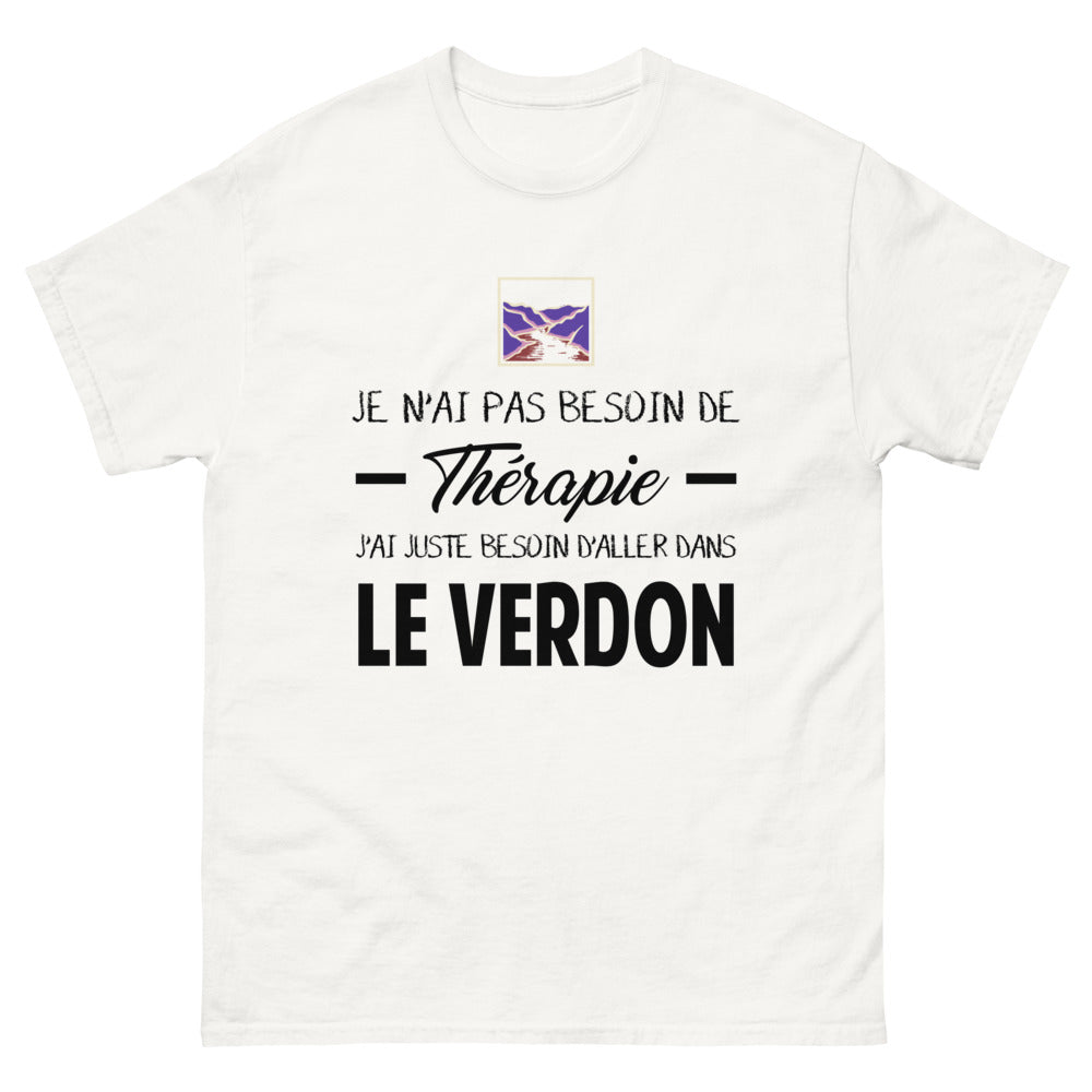 T-shirt blanc dans le Verdon - Thérapie