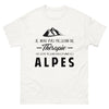 T-shirt blanc dans les Alpes - Thérapie