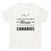 T-shirt blanc dans les Canaries - Thérapie