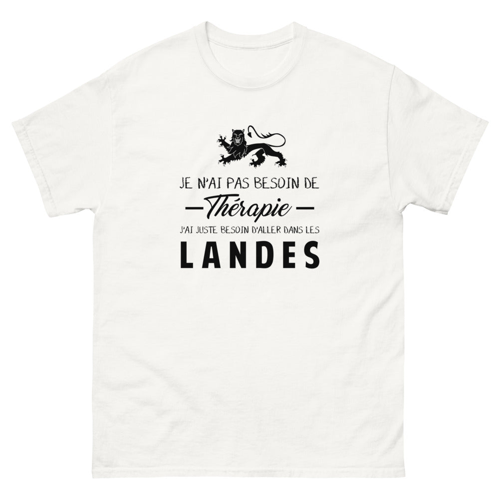 T-shirt blanc dans les Landes - Thérapie