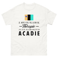 Thumbnail for T-shirt blanc en Acadie - Thérapie