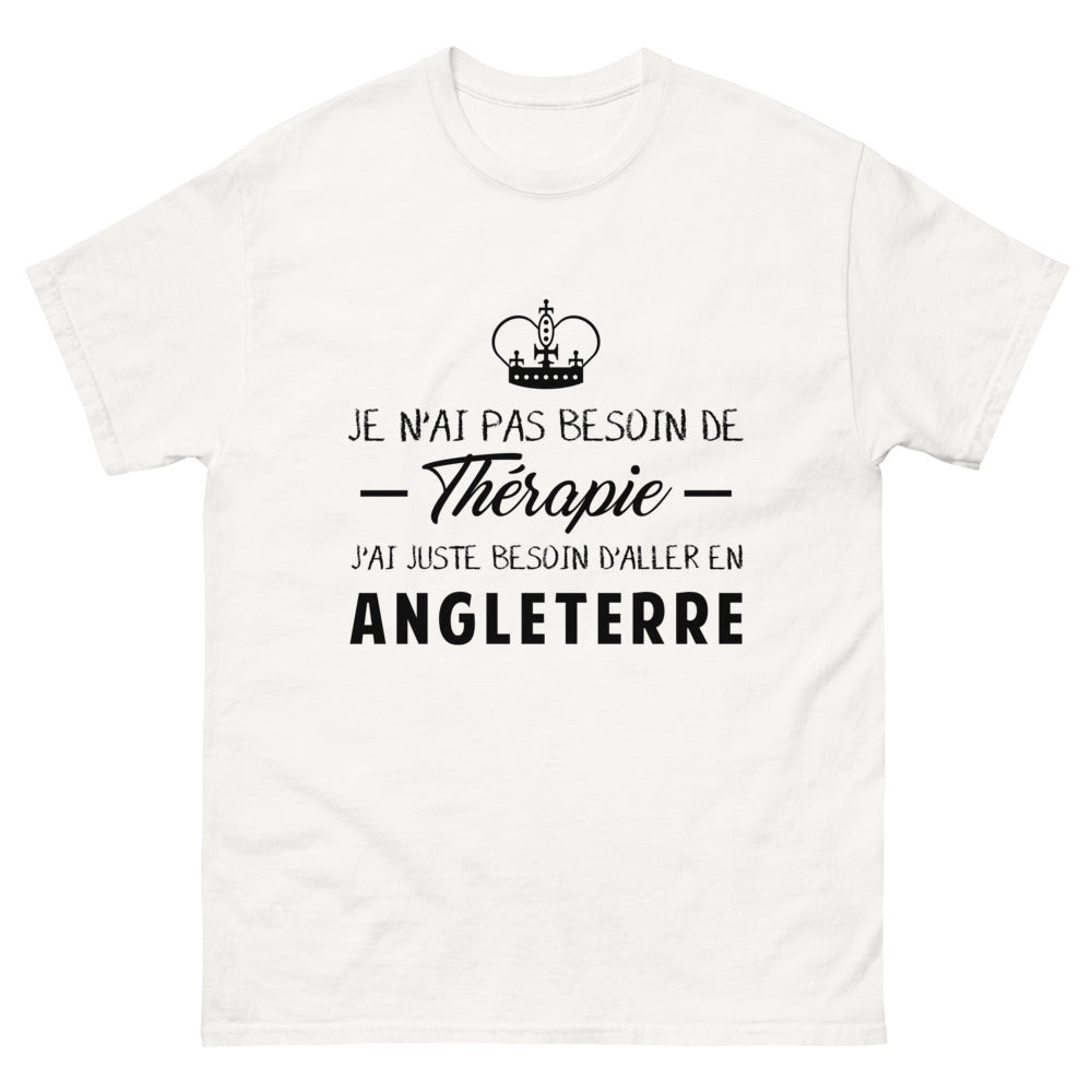 T-shirt blanc en Angleterre - Thérapie