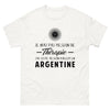 T-shirt blanc en Argentine - Thérapie