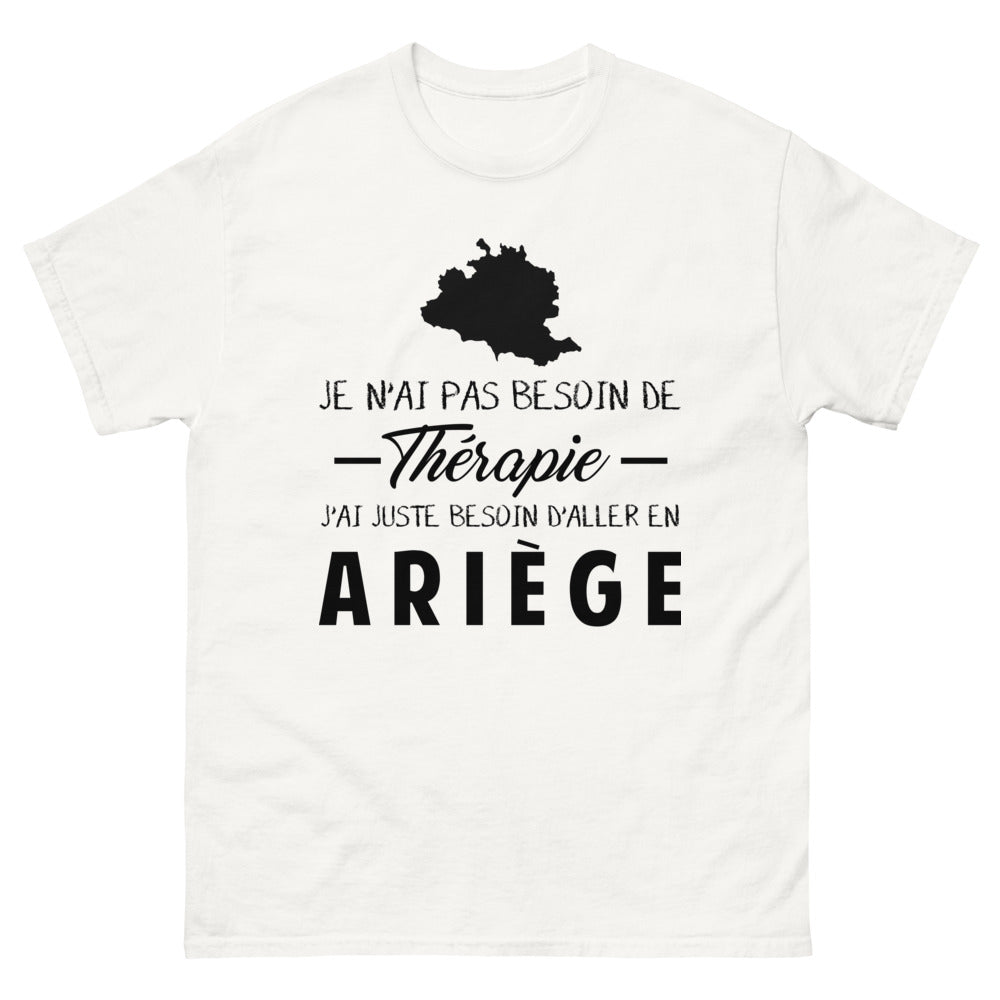 T-shirt blanc en Ariege - Thérapie