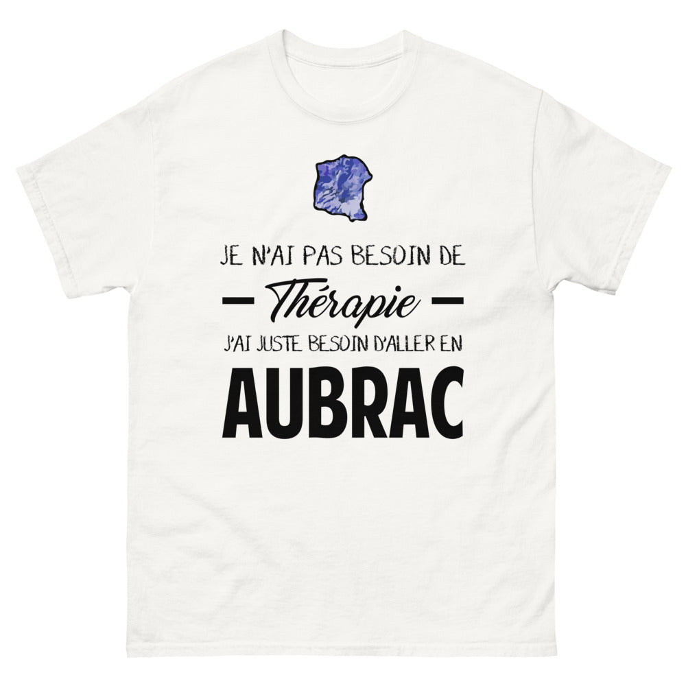T-shirt blanc en Aubrac - Thérapie