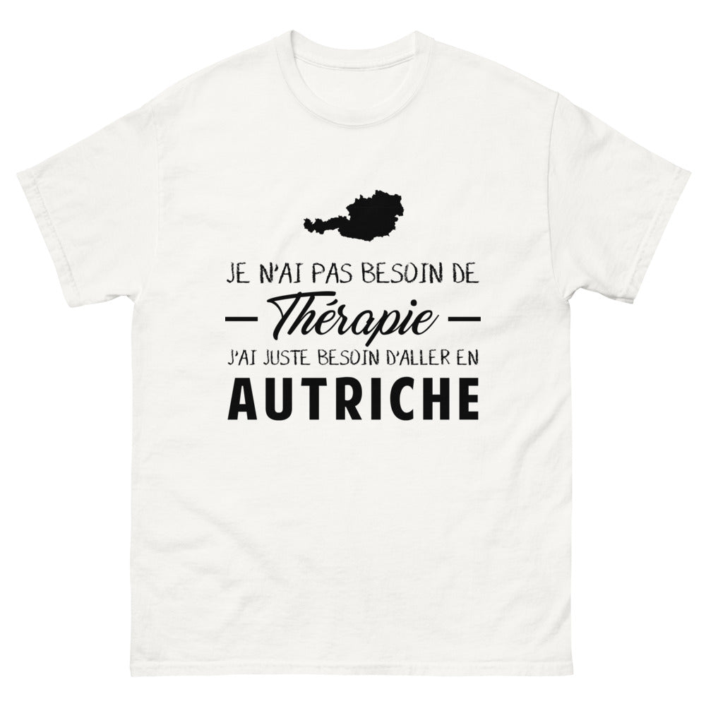 T-shirt blanc en Autriche - Thérapie