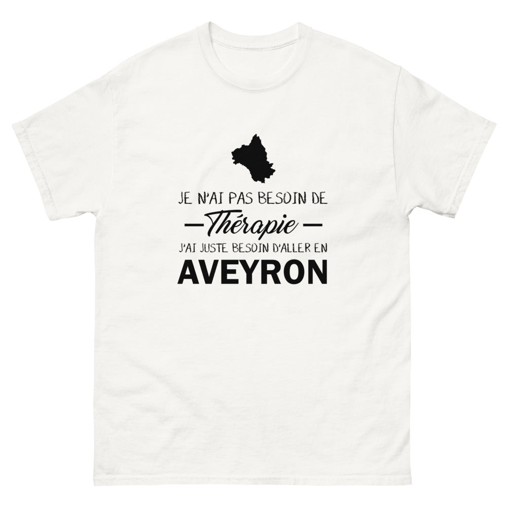 T-shirt blanc en Aveyron - Thérapie