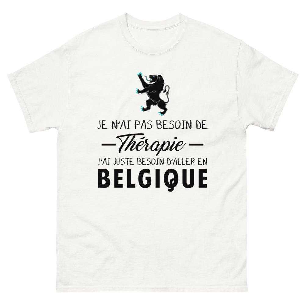 T-shirt blanc en Belgique - Thérapie