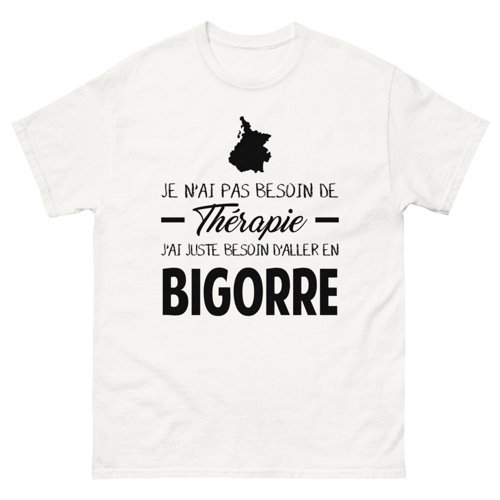 T-shirt blanc en Bigorre - Thérapie