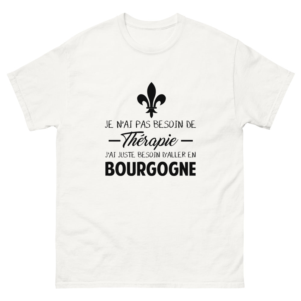 T-shirt blanc en Bourgogne - Thérapie