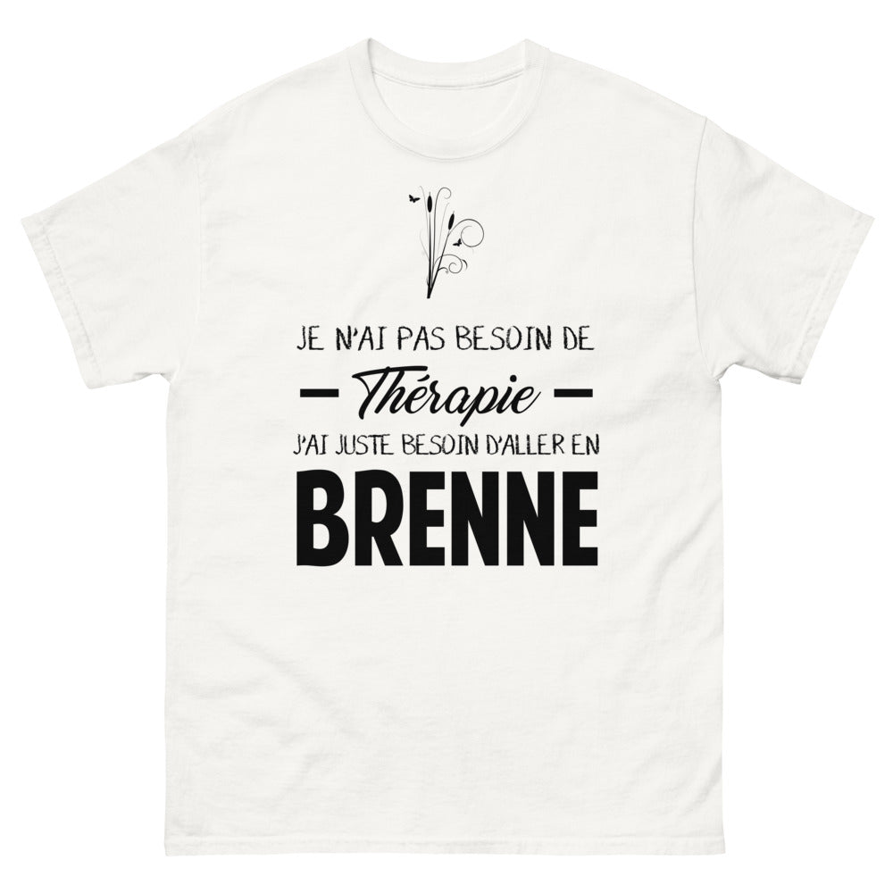 T-shirt blanc en Brenne - Thérapie