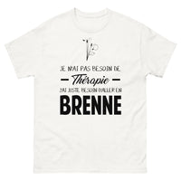 Thumbnail for T-shirt blanc en Brenne - Thérapie