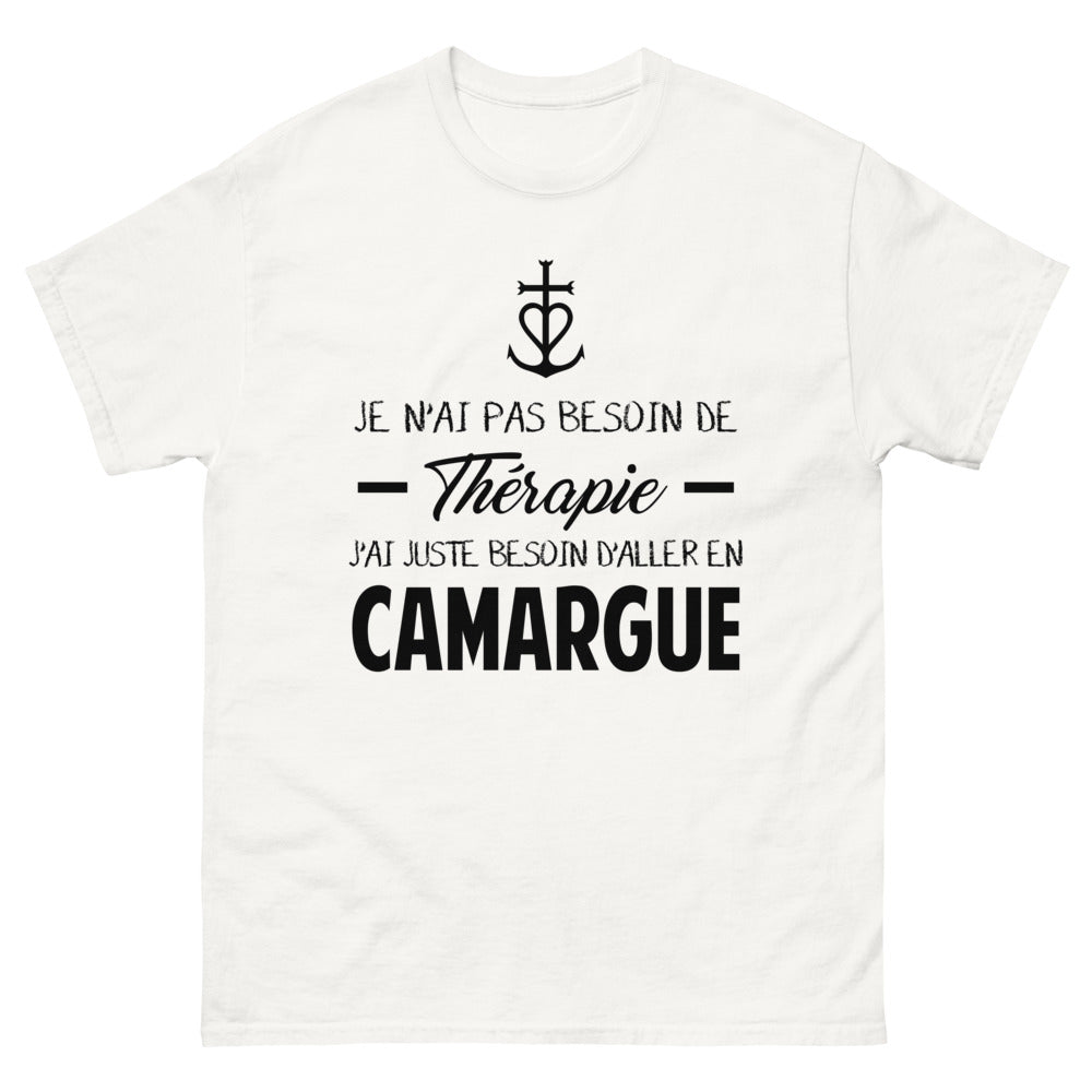 T-shirt blanc en Camargue - Thérapie