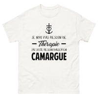 Thumbnail for T-shirt blanc en Camargue - Thérapie