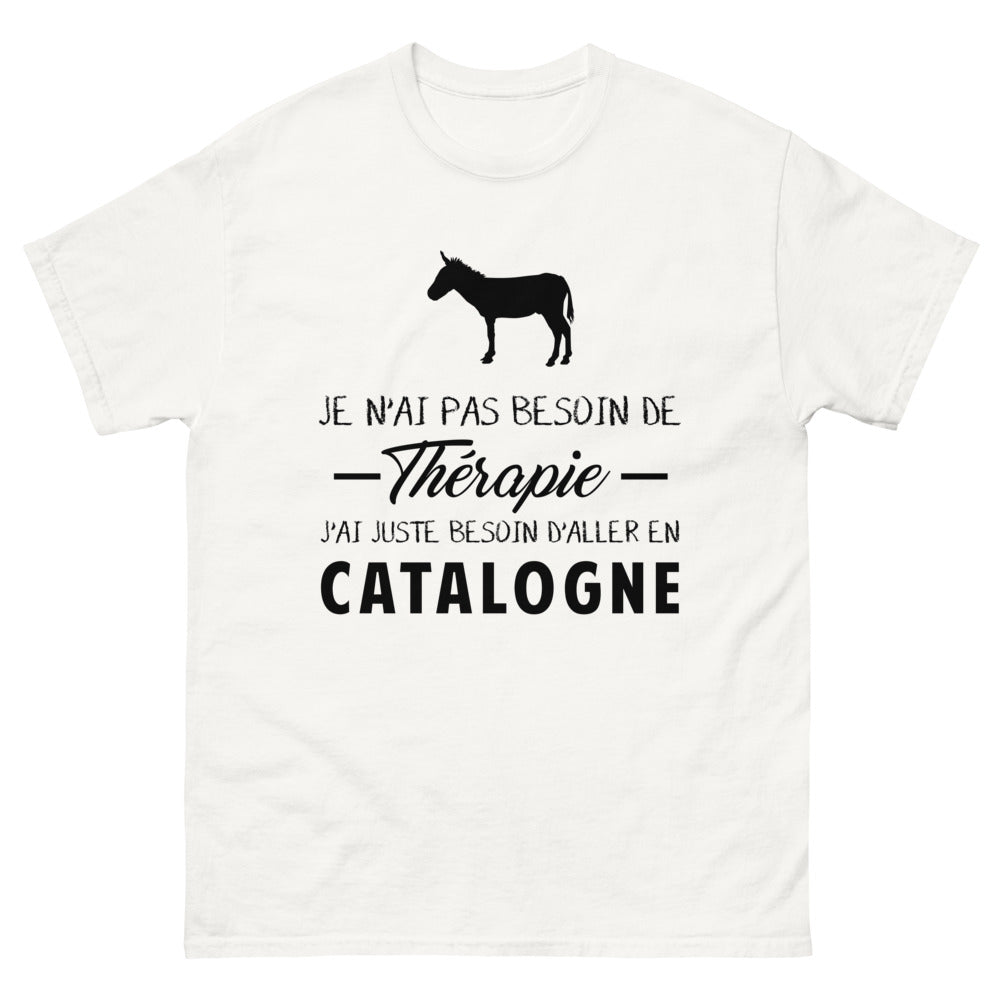 T-shirt blanc en Catalogne - Thérapie