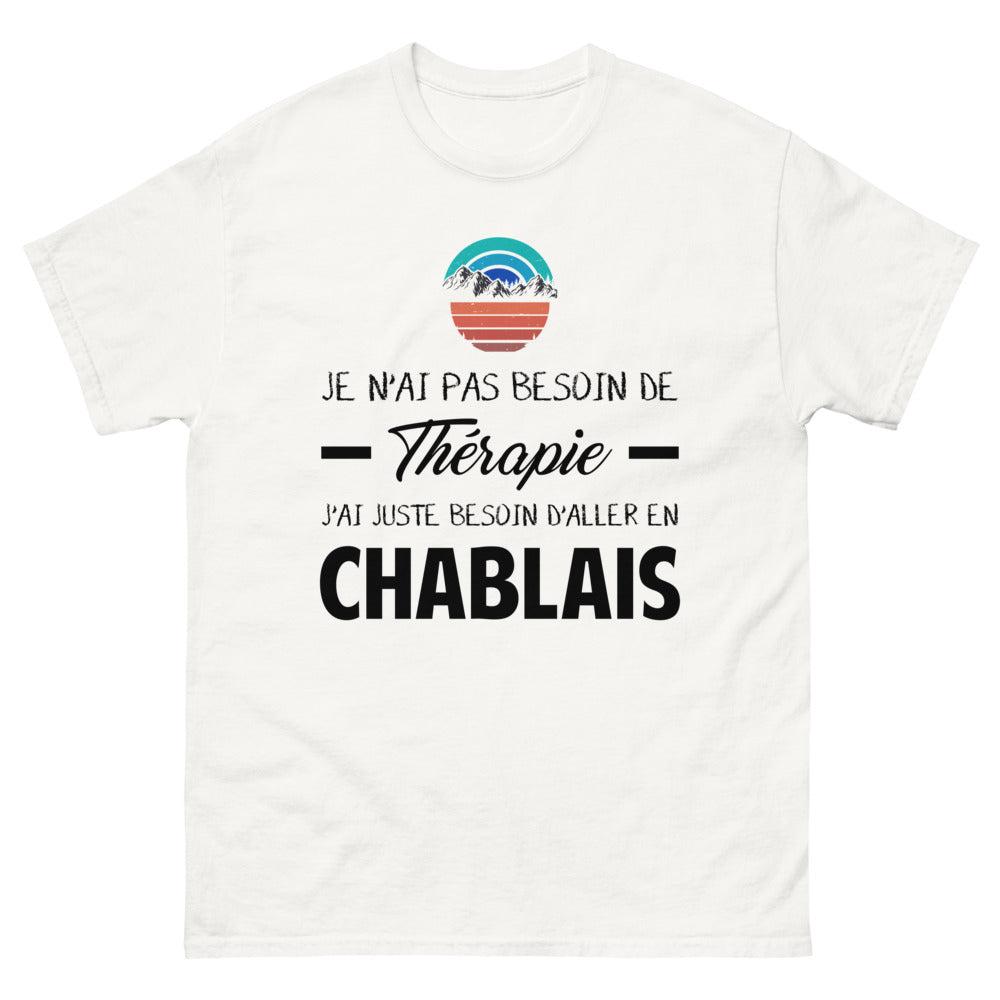 T-shirt blanc en Chablais - Thérapie