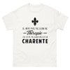 T-shirt blanc en Charente - Thérapie