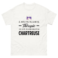 Thumbnail for T-shirt blanc en Chartreuse - Thérapie