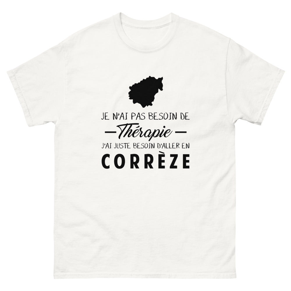 T-shirt blanc en Correze - Thérapie