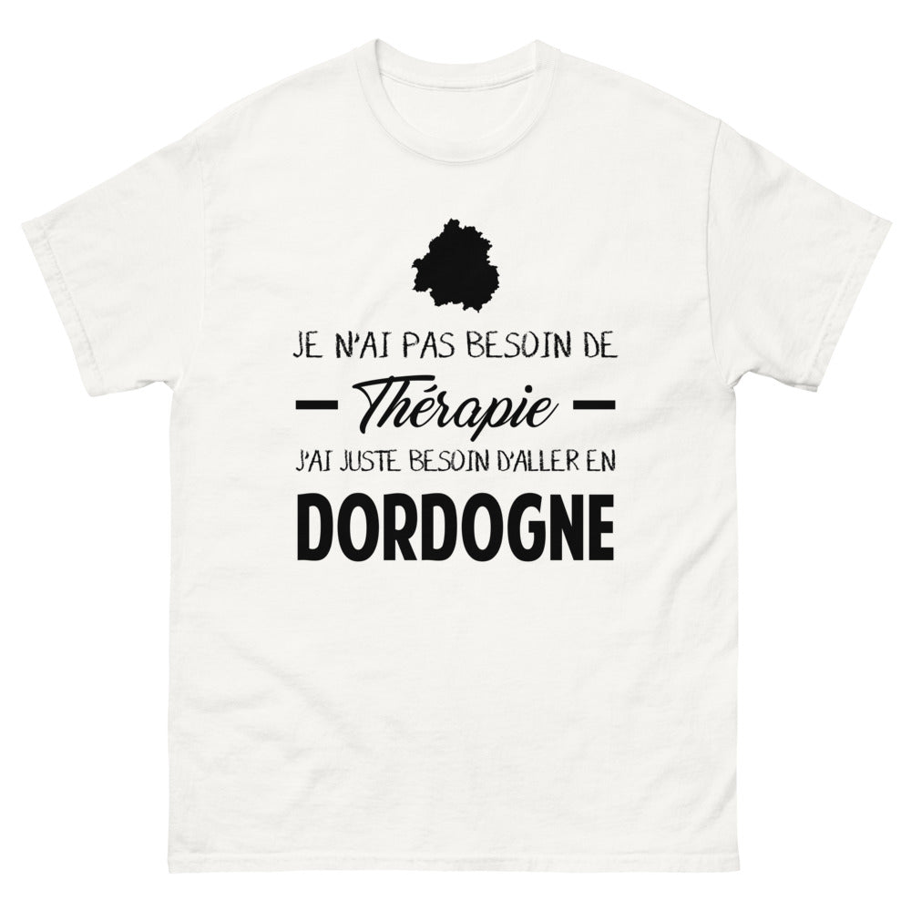T-shirt blanc en Dordogne - Thérapie