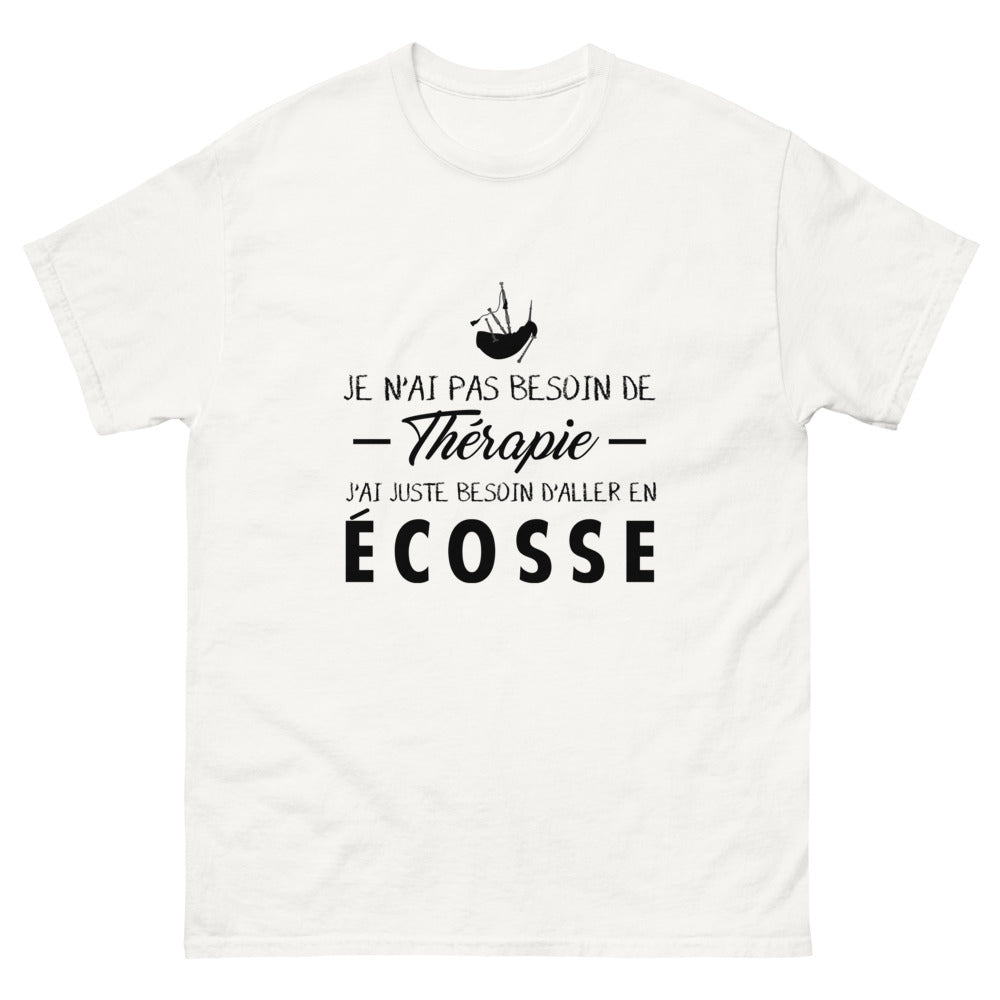 T-shirt blanc en Ecosse - Thérapie
