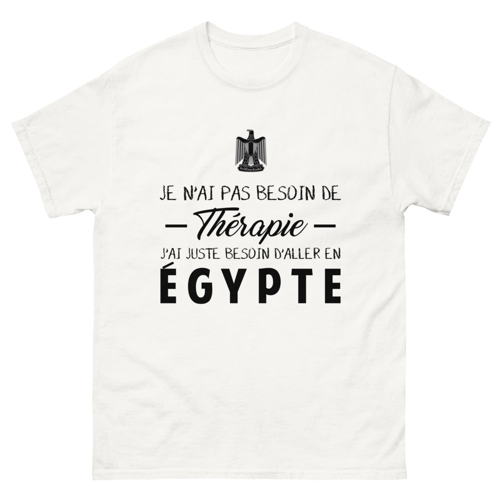 T-shirt blanc en Egypte - Thérapie