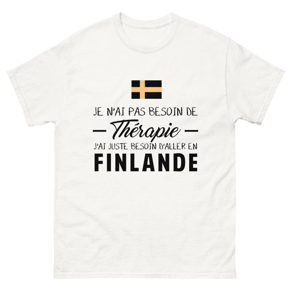 T-shirt blanc en Finlande - Thérapie