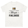 T-shirt blanc en Finlande - Thérapie