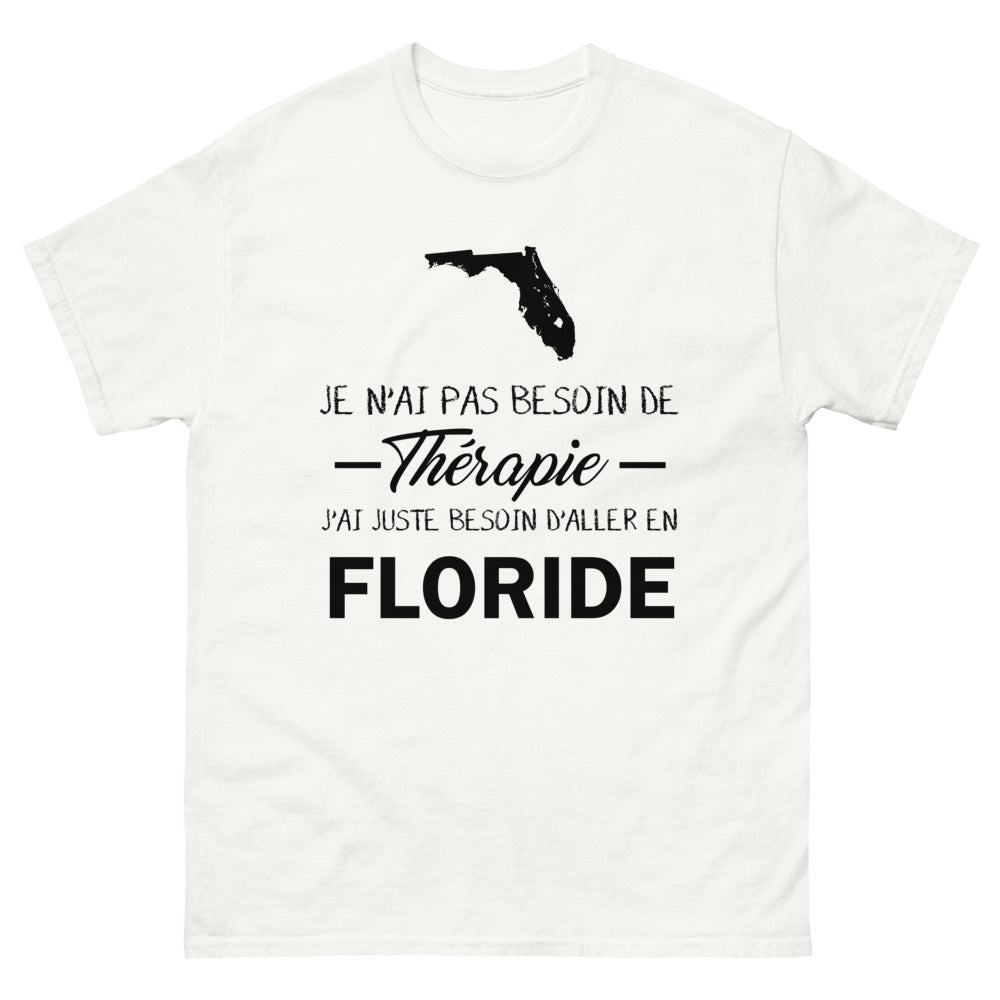 T-shirt blanc en Floride - Thérapie