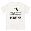 T-shirt blanc en Floride - Thérapie