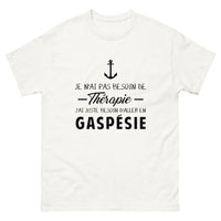 Thumbnail for T-shirt blanc en Gaspesie - Thérapie