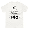 T-shirt blanc en Grece - Thérapie