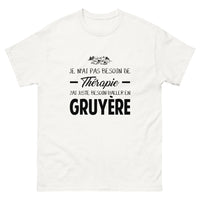 Thumbnail for T-shirt blanc en Gruyere - Thérapie