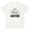 T-shirt blanc en Gruyere - Thérapie
