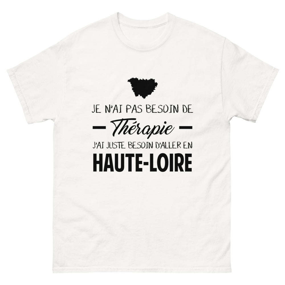 T-shirt blanc en Haute Loire - Thérapie