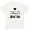 T-shirt blanc en Haute Loire - Thérapie