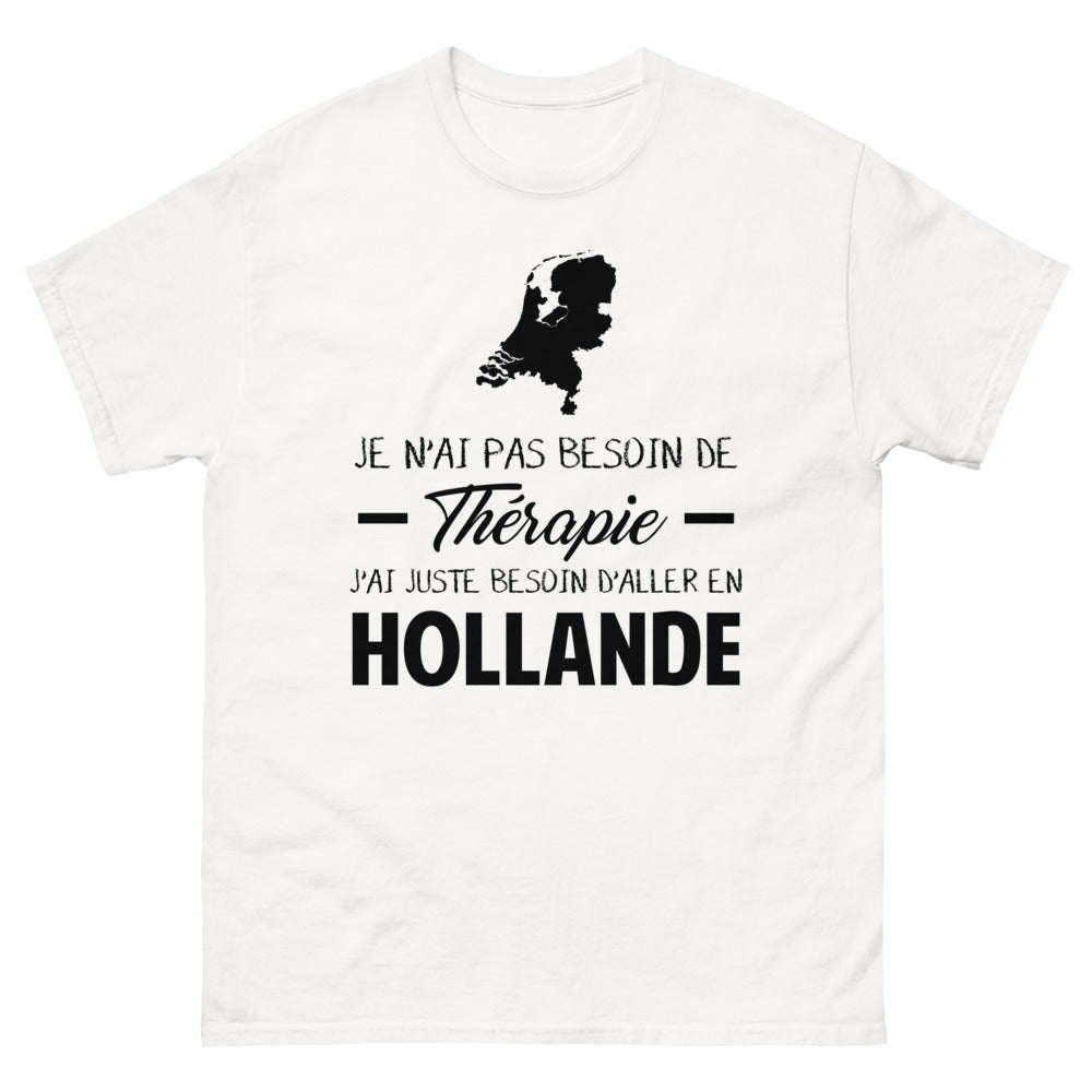 T-shirt blanc en Hollande - Thérapie