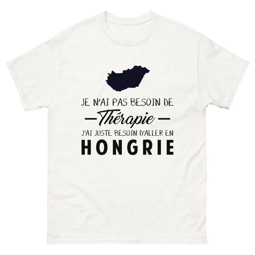 T-shirt blanc en Hongrie - Thérapie