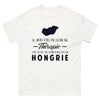 T-shirt blanc en Hongrie - Thérapie