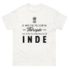 T-shirt blanc en Inde - Thérapie
