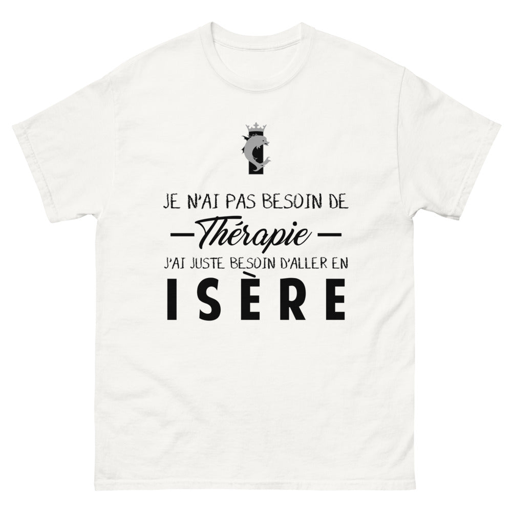 T-shirt blanc en Isere - Thérapie